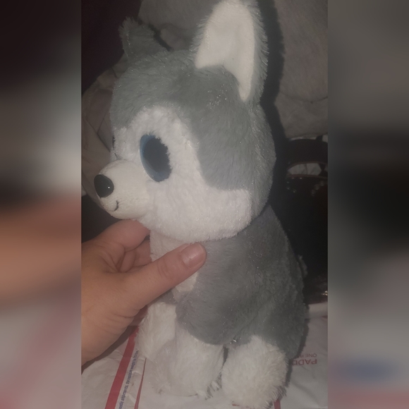Plushie Siberia Husky Stuffed Animal/TY Like - Picture 5 of 7